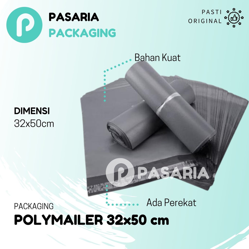 

Plastik Polymailer/Packing Online Shop Perekat 32x50 cm (32cm x 50cm)