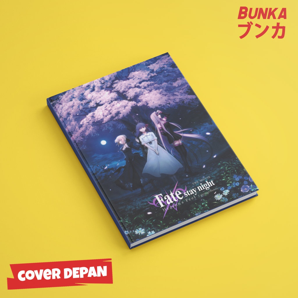 

Notebook Fate Stay Night Heaven feel Hardcover A5 Skin Buku Tulis Catatan Notes Agenda Planner Jurnal