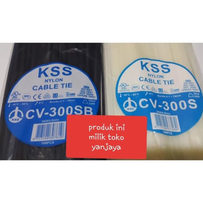 

READY COD KABEL TIES KSS CV-300S 30CMX4.8MM PROMOKode 3150