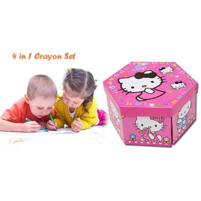 

me101 CRAYON SET 4 IN 1 KRAYON KARAKTER ALAT MENGGAMBAR KADO ANAK