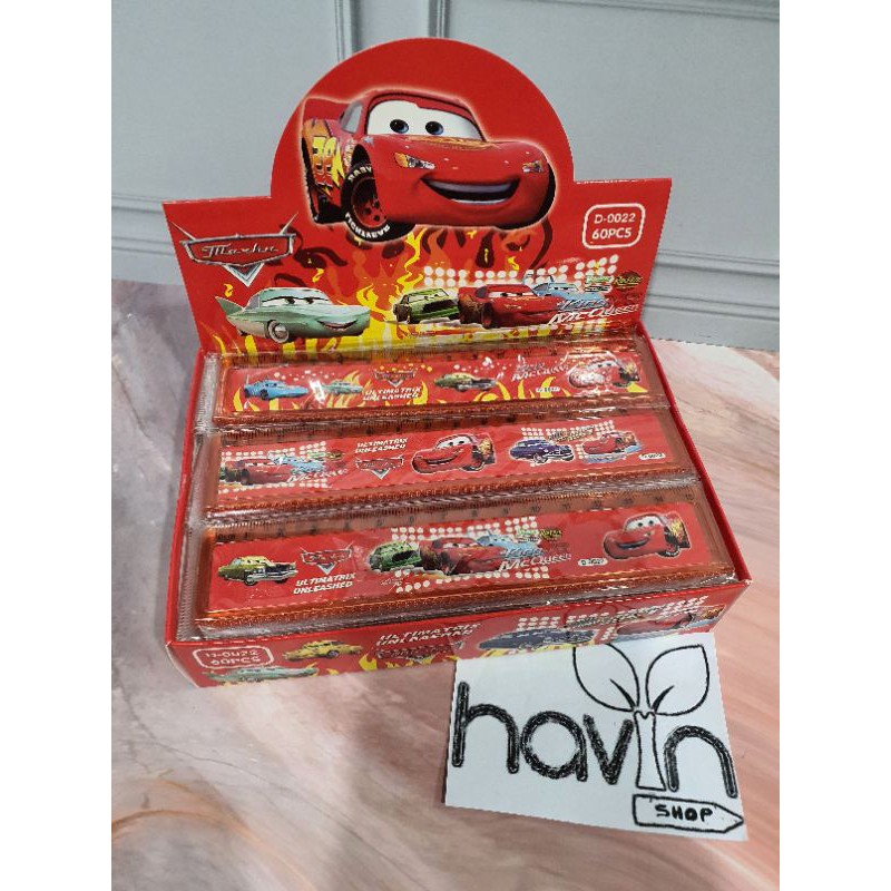 penggaris 15 cm BTS/garisan 15 cm/ruler 15 cm BT-21/mistar 15cm-CARS