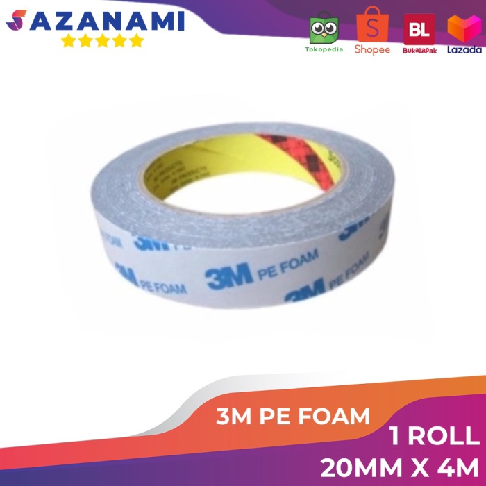 

Hemat 3M Double Tape Pe Foam 20Mm X 4M Double Tape 3M Pe Foam Tanpa Cover Hemat