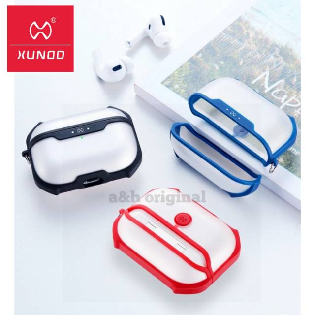Xundd Apple Airpods Pro 2019 - Premium Armor Frosted Case With Hook Original