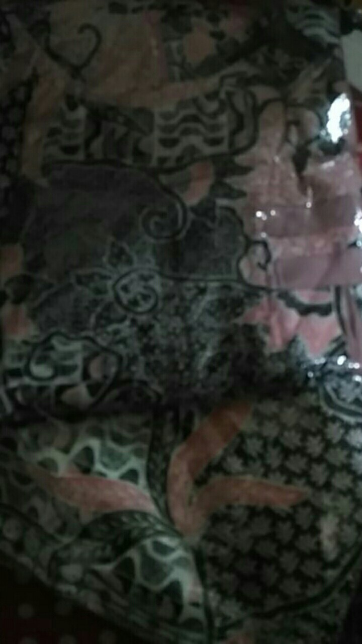 Tey-17 Batik Wanita Asj Sa Hrb026 Kenongo Kemeja Tosca Pendek