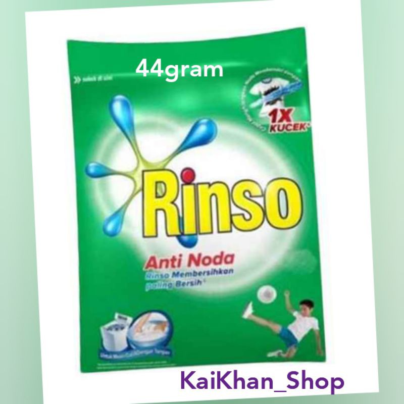 RINSO Anti Noda Deterjen Renceng - [40 g]