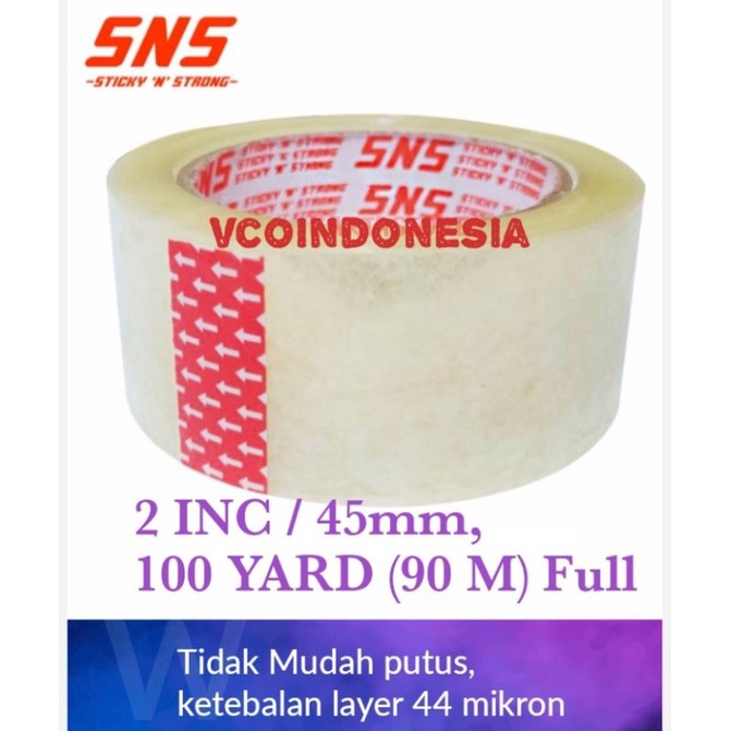 

LAKBAN BENING SNS 100 YARD 2 INCH FULL Kwalitas Daimaru