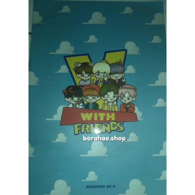 Photobook V With Friends by Fansite Because Of V Photobook BTS Taehyung