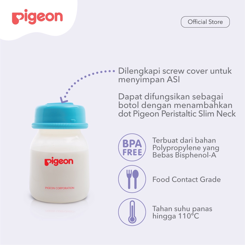 Pigeon Botol Asi 50ml 6pcs