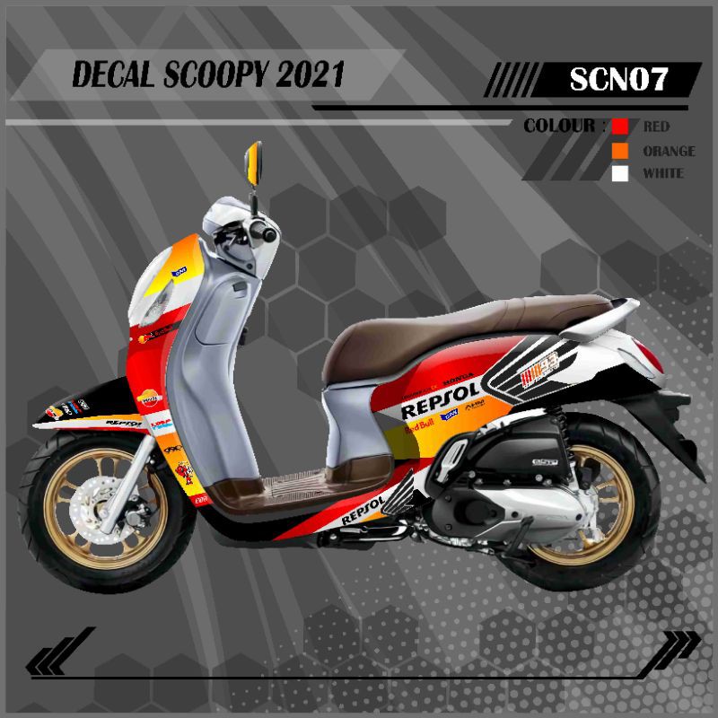 decal scoopy 2021 repsol