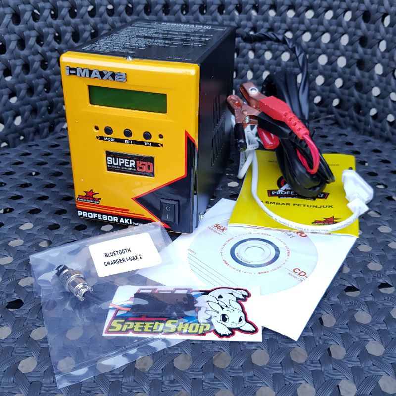 SMART CHARGER AKI IMAX 2 CASAN AKI ACCU BRT 50 AH 100 AH AMPERE CHARGER AKI PINTAR BRT