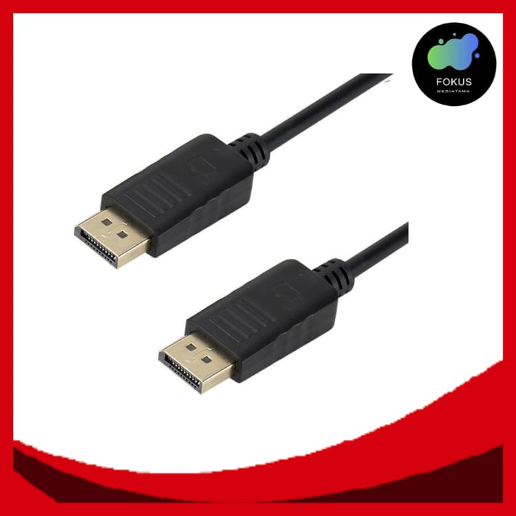 Cable DP 1.8M Display Port Male TO Male / Kabel Display 1.8M KODE 19001