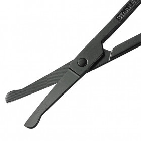 Gunting Cukur Bulu Hidung Nose Hair Scissor Stainless Steel - Black