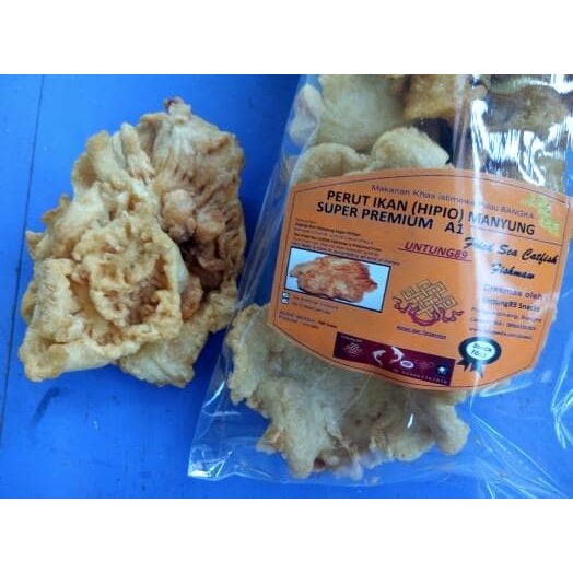 

Hipio Manyung (Perut Ikan Manyung) Goreng