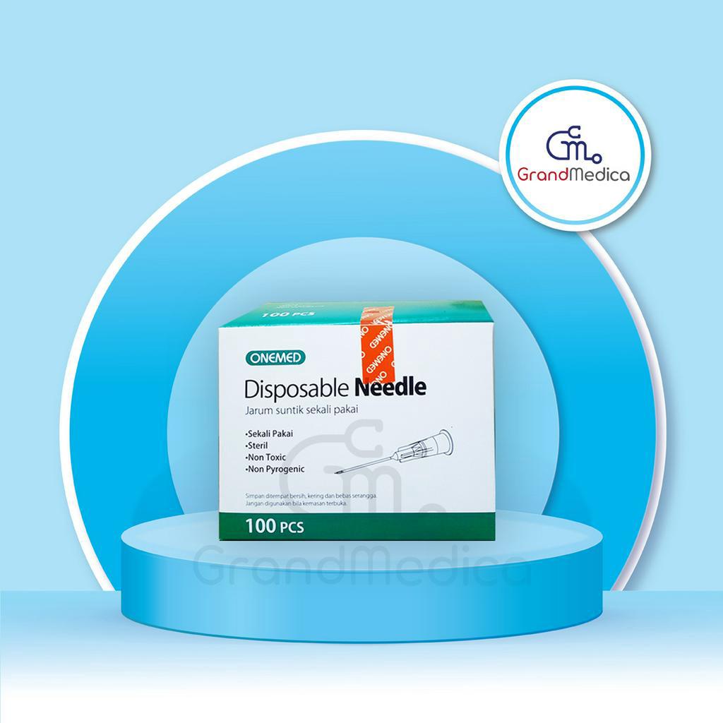 Needle Onemed 18G  / Disposable Needle / Jarum Disposable OneMed - Isi 100