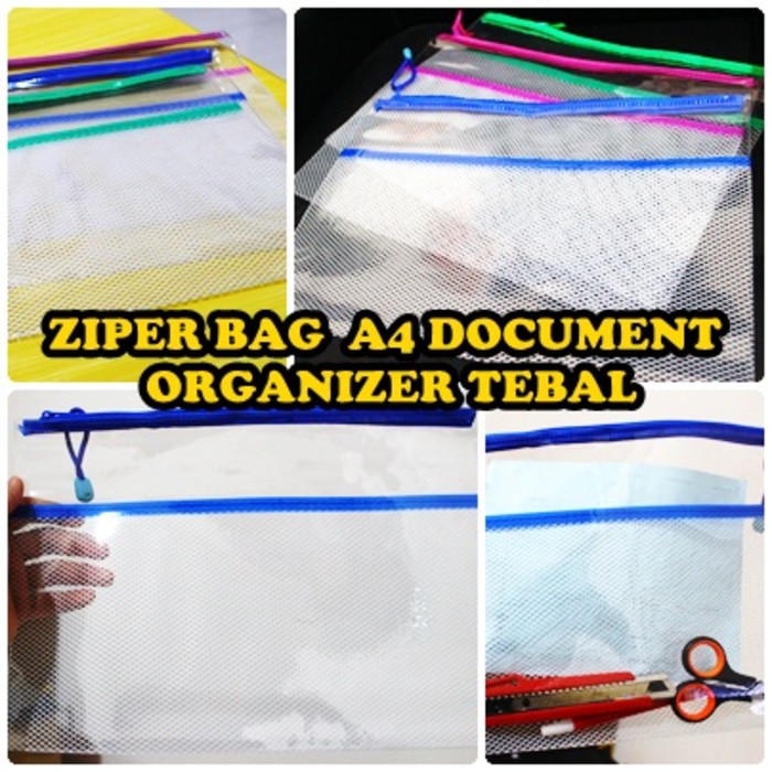 

BEST PRODUCT ZIPER BAG A4 / FILE ORGANIZER / BAG FILE / TAS DOKUMEN PENGGANTI MAP