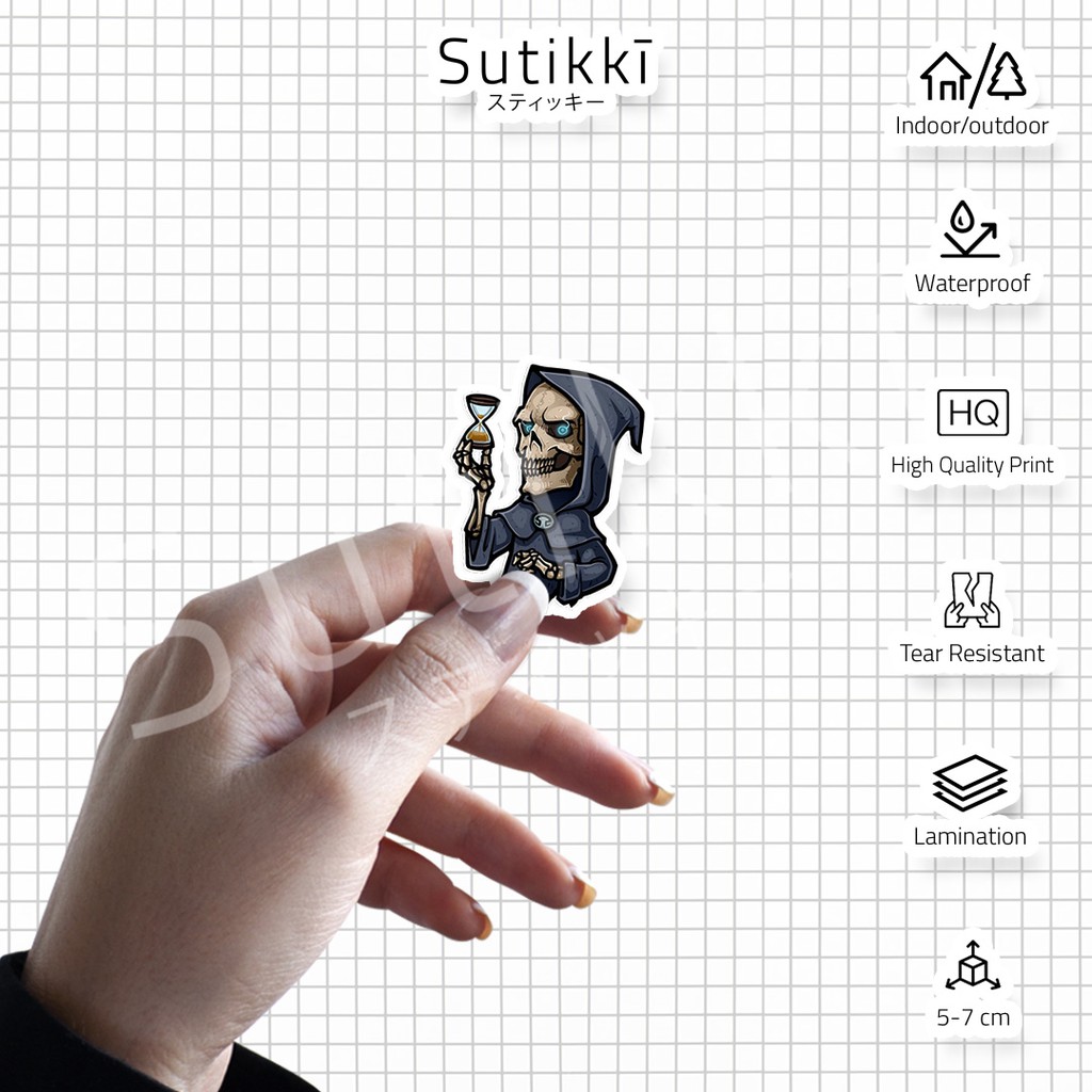 Sutikki | Sticker Pack Myth Legend Urban legend Legenda Setan Ghost Die Cut Vinyl Stiker Laptop