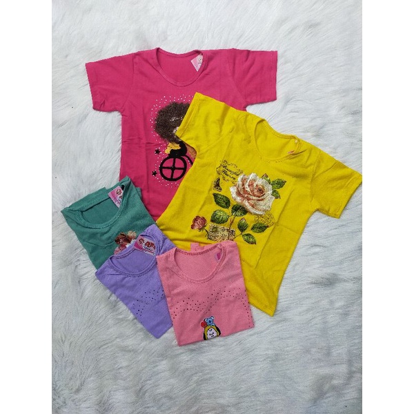 KAOS ANAK PEREMPUAN USIA 3-7 TAHUN/KAOS ANAK ANAK/KAOS ANAK PEREMPUAN