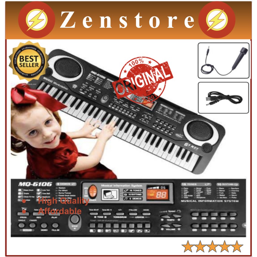Jual Piano Anak Digital Electronic Keyboard alat musik anak 61 Keys