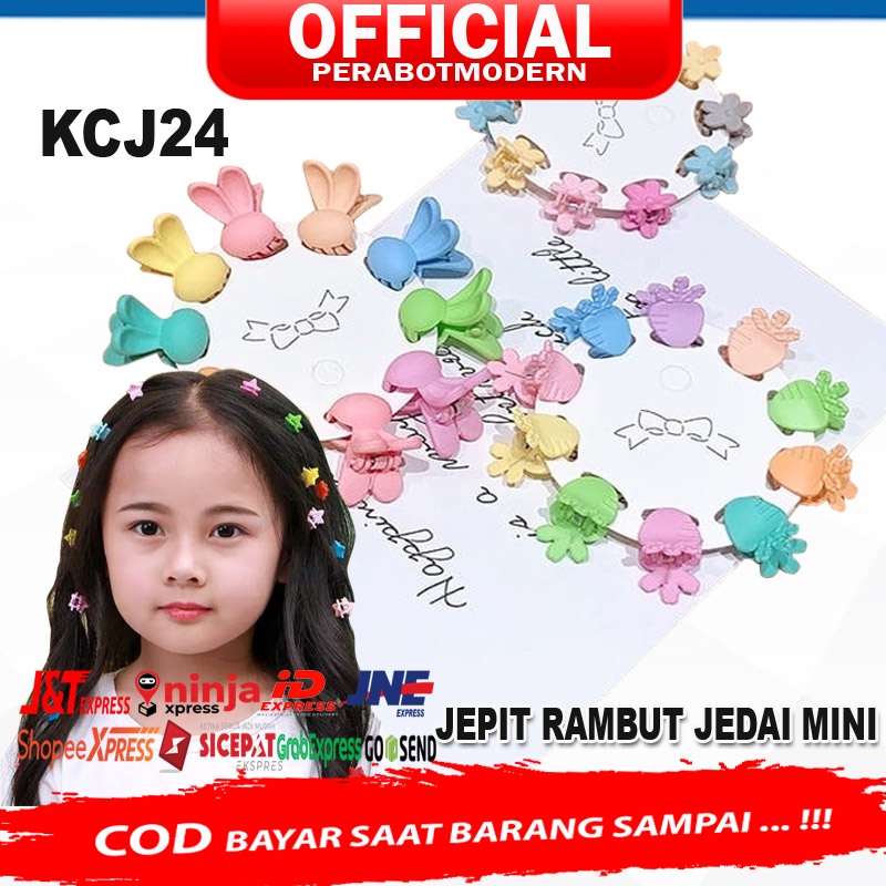 KCJ24 - Jepit Rambut Mini Doff Set 10Pcs Lucu Wanita Anak &amp; Dewasa Jepitan Jedai Mini Fashion
