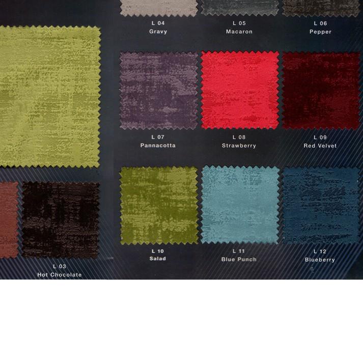 LE GRANDE : Fabric Kain Upholyster - Kain Jok Hikaron / Kain Velvet Motif Suede Le Grande Hikaron