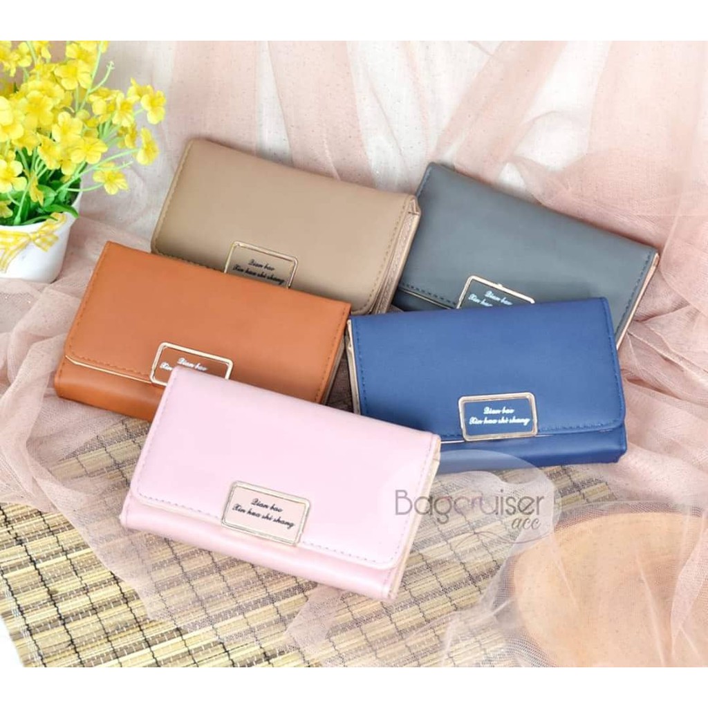 Dompet Lipat FY Sedang Logo Rectangle Women 2305-28/2306-28