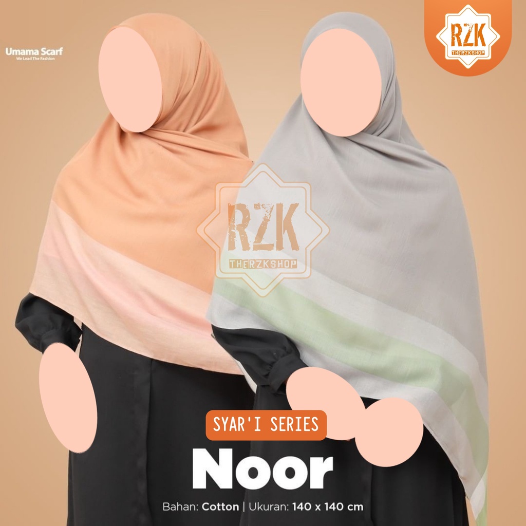 Jilbab Syari Noor by Umama | GROUP WARNA #4 | Hijab Ukuran Syari