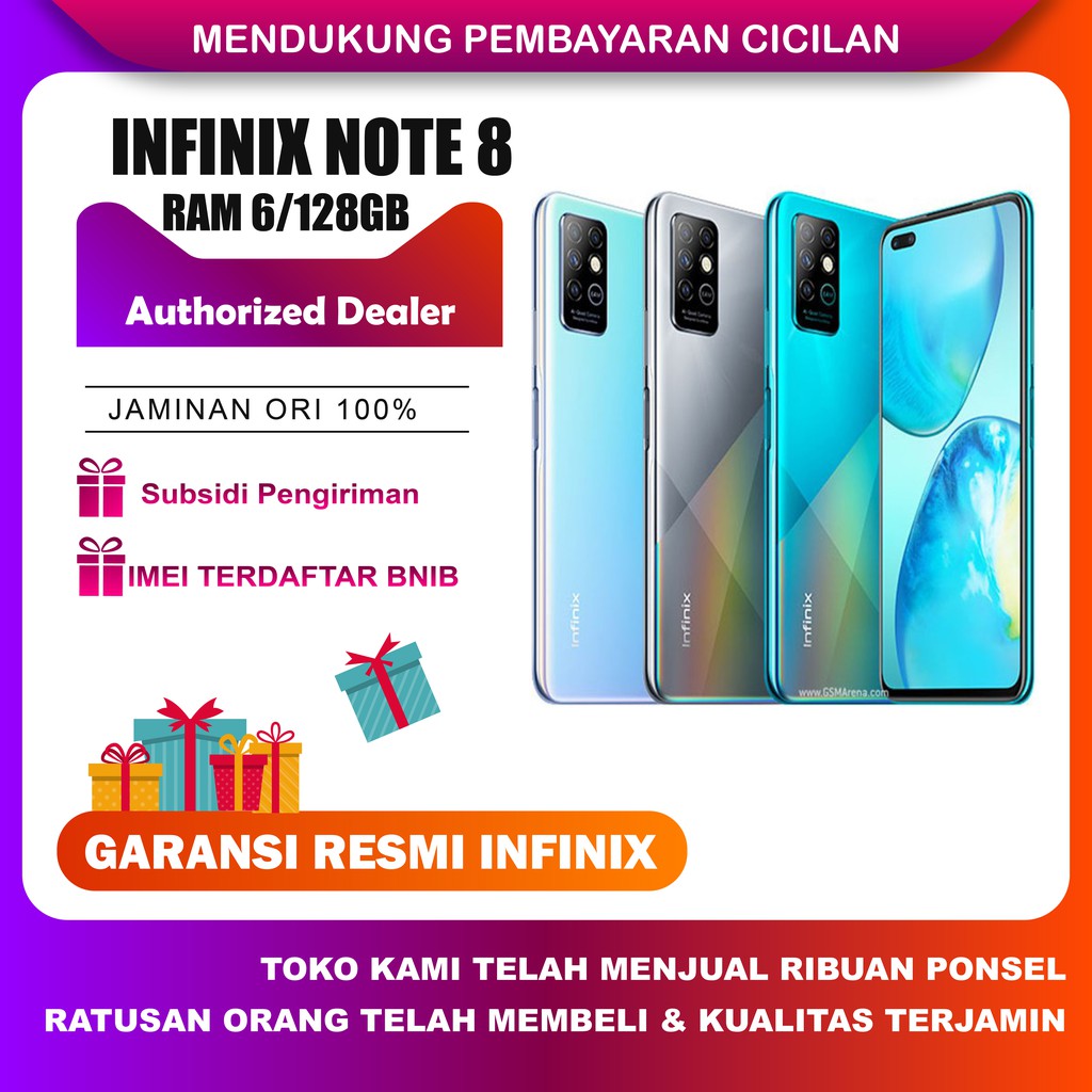 INFINIX NOTE 8 RAM 6/128GB GARANSI RESMI TERMURAH