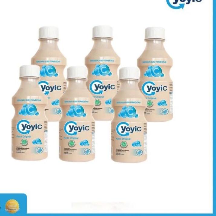 

STOK SIAP 【COD】 YoyiC Susu Fermentasi 130 ml x 6 pcs Original/Jeruk/Blueberry