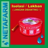 

solasi / Lakban JANGAN DIBANTING warna MERAH
