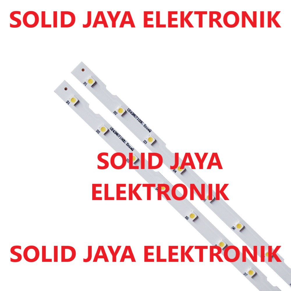 BACKLIGHT TV LED SAMSUNG 43 INC UA 43NU7100 43RU7100 43NU7020 43NU7090 43NU7300 43RU7300 UA43NU7100 UA43RU7100 UA43NU7020 UA43NU7090 UA43NU7300 UA43RU7300 LAMPU BL SMD 6V STRIPS LIDI STRIP 43NU 43RU UA-43NU7100 UA-43RU7100 UA-43NU7090 UA-43NU7300 43INCH