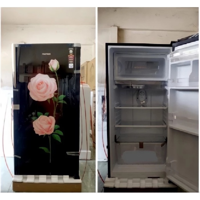 Polytron Kulkas 1 Pintu 170L Belleza Tempered Glass PRA 17PRX 17PRX