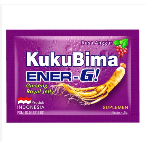 KUKU BIMA ANGGUR ENER-G 1 BOX ISI 6 SACHET