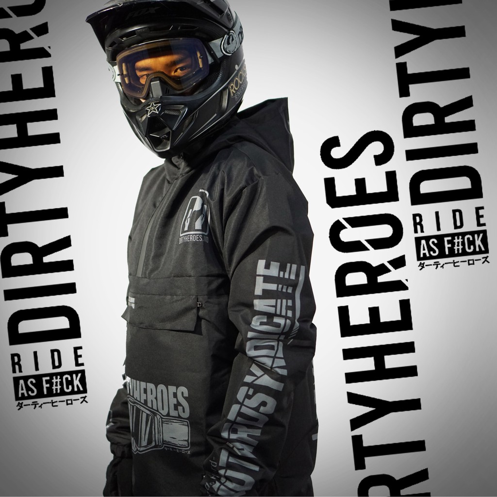 DIRTY HEROES MS GOGGLES | ANORAK | JAKET | WINDBREAKER | SUPERMOTO | MOTARD | MOTOCROSS