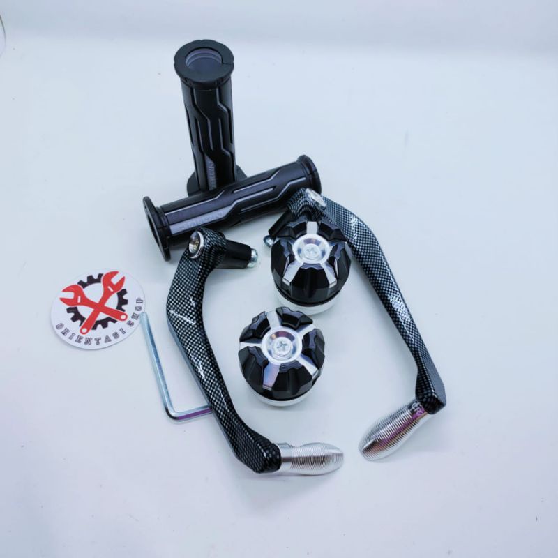 proguard Carbon+ handgrip model tulisan Thailand+ Jalu as roda Universal