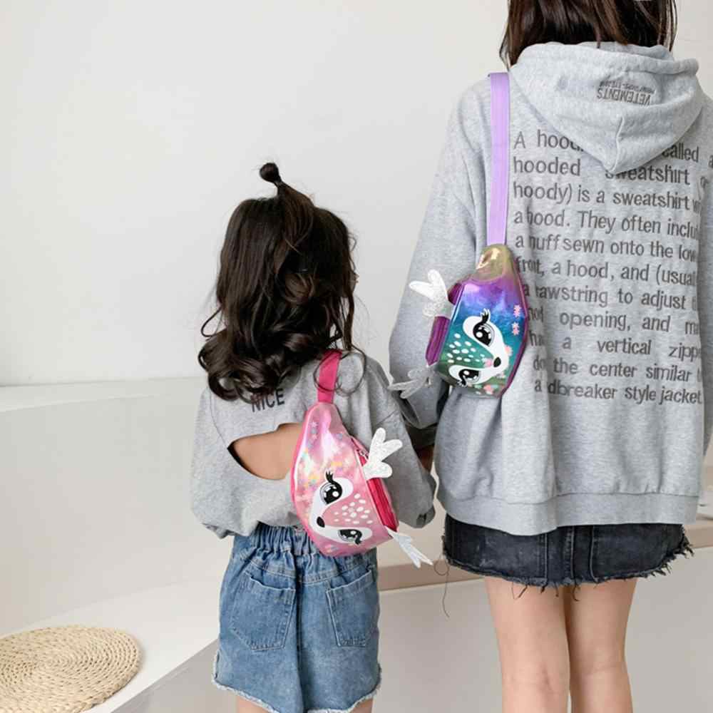 Tas Selempang WaistBag Deer / Unicorn Hologram