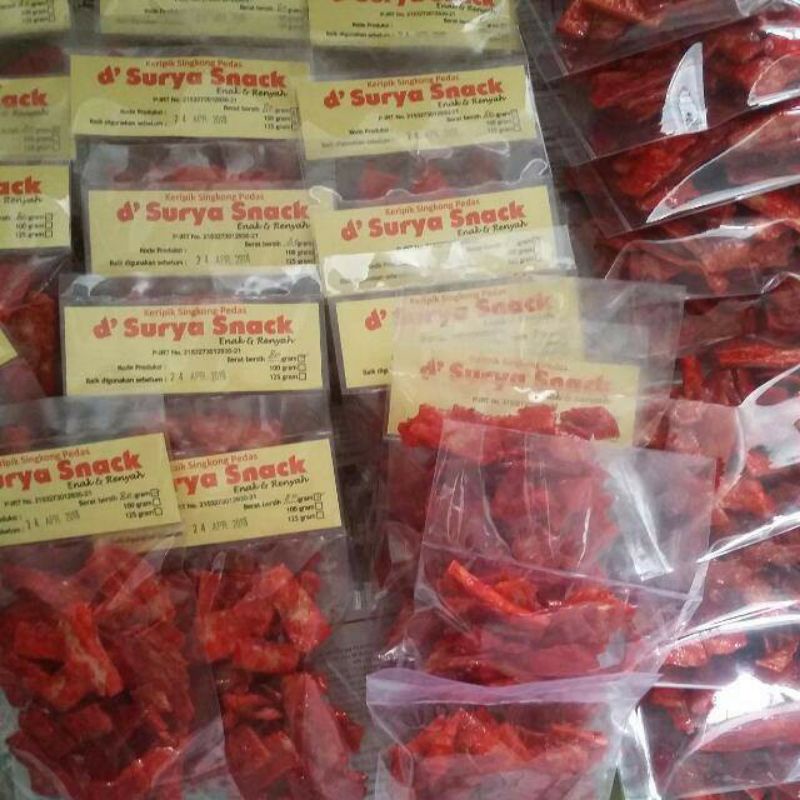

d'surya snack keripik singkong pedas