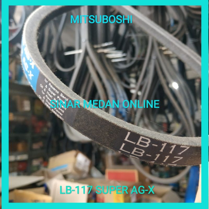 Mitsuboshi LB-117 AGX V-Belt Combine Harvester Maxxi LB117 SB117 AG-X Tali Pulley LB 117 SB 117 B117