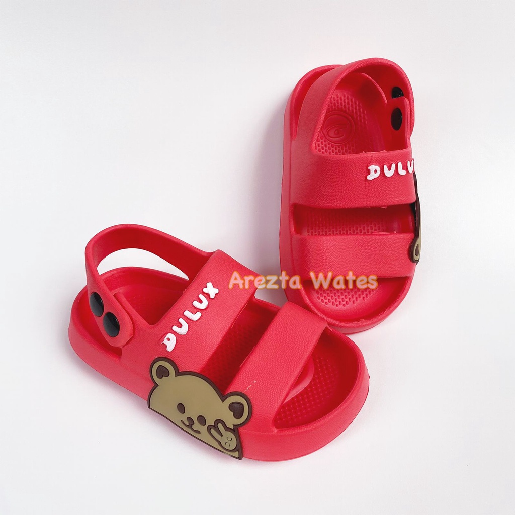 Sandal karet selop slip on anak dulux 391D tali belakang