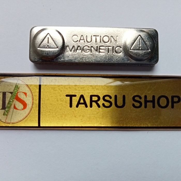 

Terlaris Nametag/Namadada Kuningan Perekat Magnet (Proses Pembuatan Cepat) Terbatas