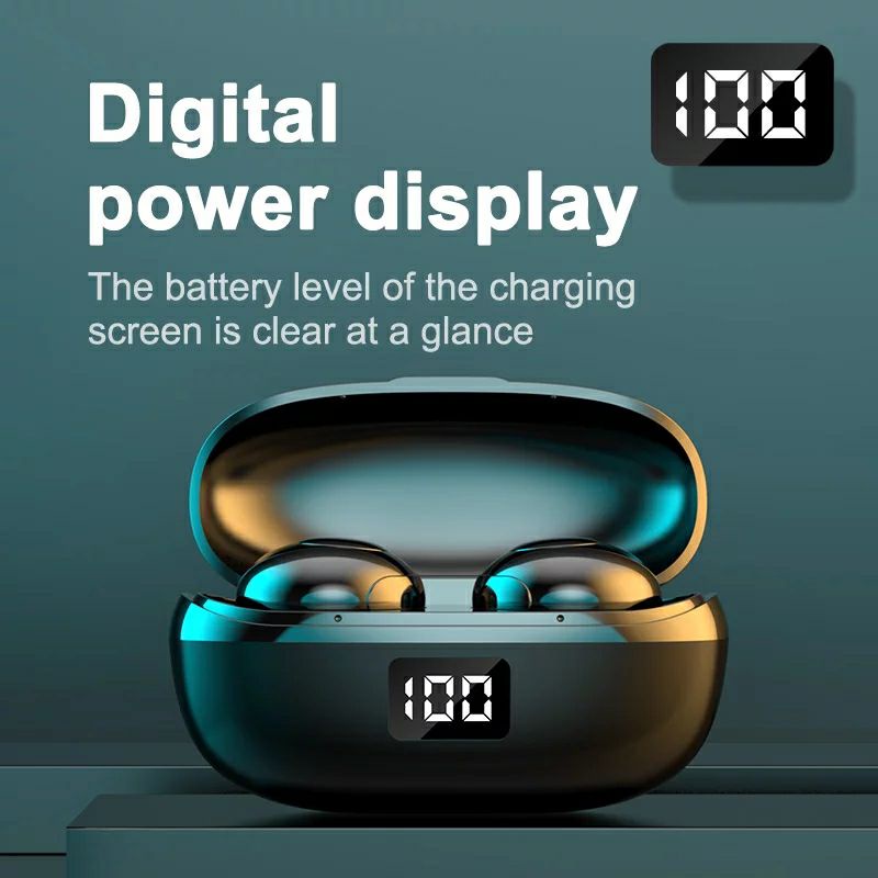 TWS HKT-6 Bluetooth 5.0 Earphone Sports Waterproof 9D Stereo Wireless Stereo Earbuds Music Touch Dig