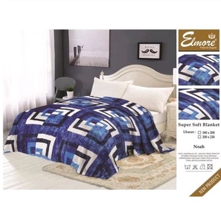 Selimut Bulu Motif Bunga Jumbo 180x200 Selimut Dewasa Tebal Halus