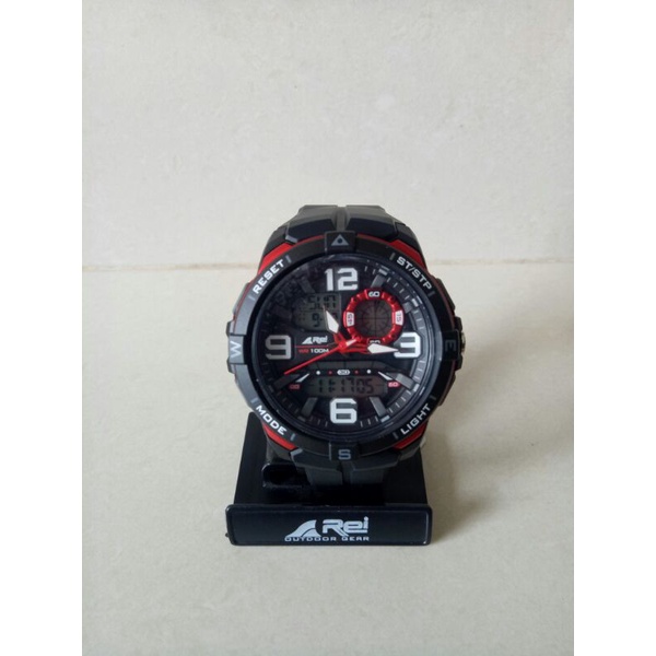 JAM TANGAN REI DIGITAL FLARE / JAM DUAL TIME REI FLARE