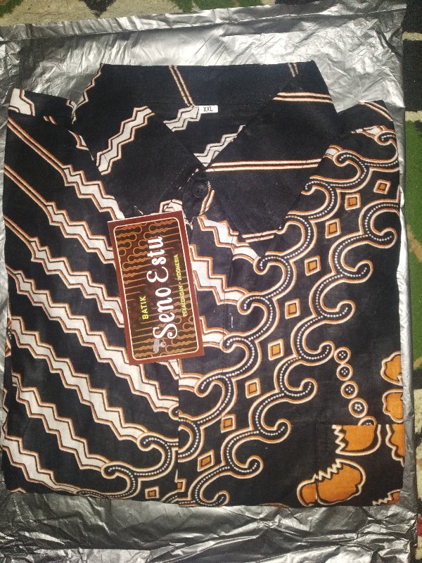 Kemeja Batik / Batik Pria Lengan Panjang Reguler Fit Lengan Panjang Modern Baju Batik Pria Ori