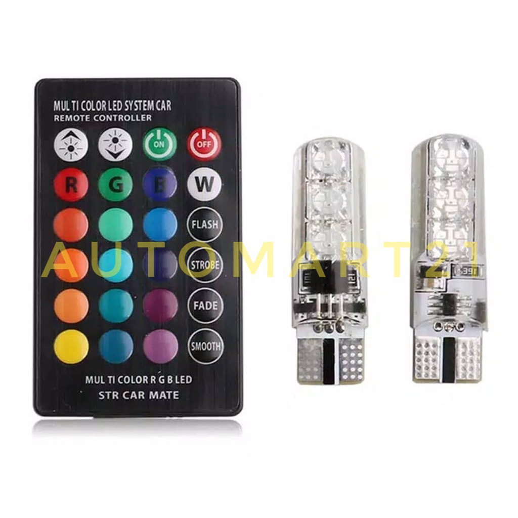 LAMPU LED SENJA REMOTE T10 / LED SENJA REMOTE T10 RGB