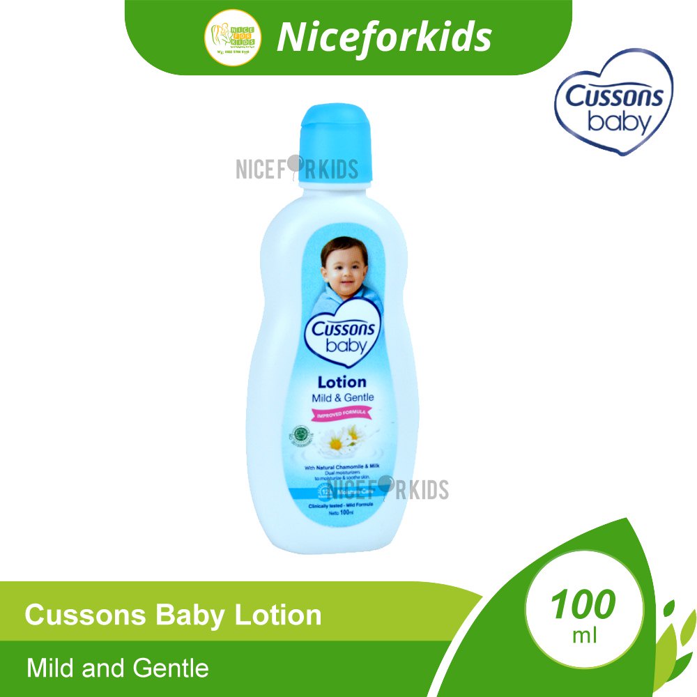 Cussons Baby Lotion Mild &amp; Gentle 100ml / Pelembab Bayi