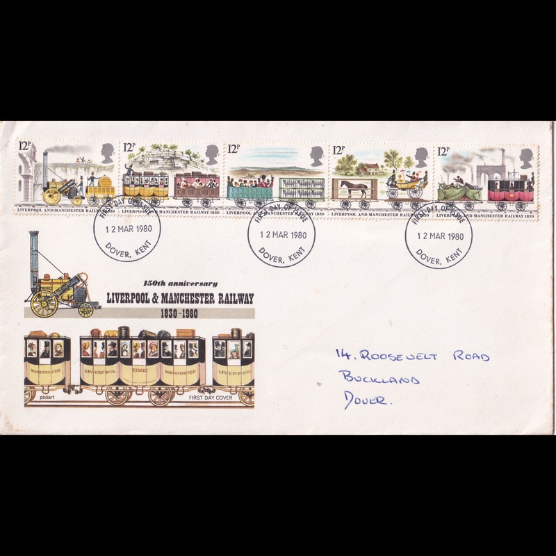 

Prangko Great Britain 1980 - The 150th Anniversary of the Liverpool-Manchester Railroad