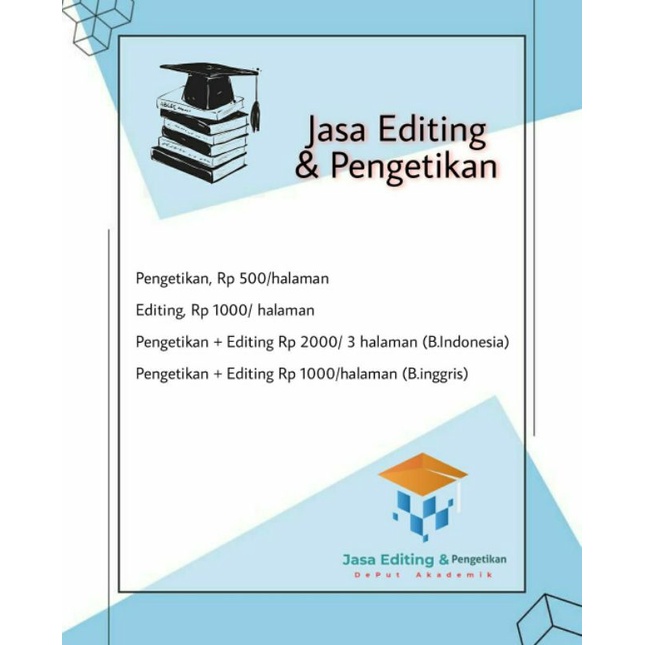 

Jasa Editing dan Pengetikan