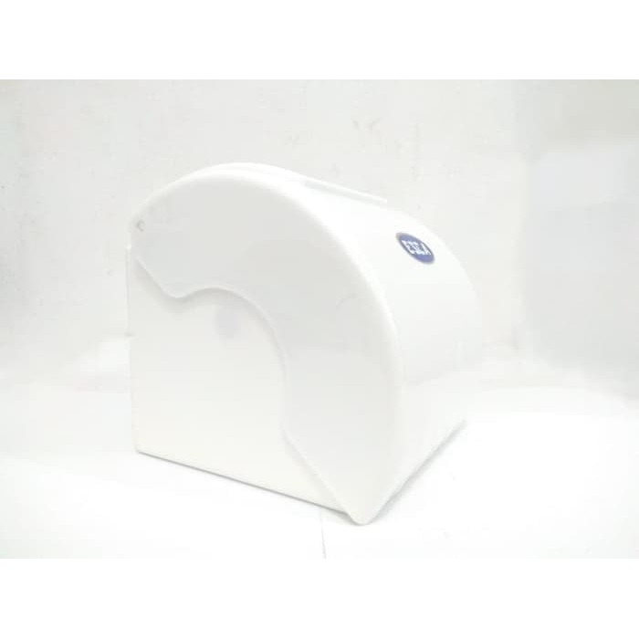 Tempat Tissue Roll Putih - Tissu Dispenser Roll - Tempat Tisu Toilet - Putih