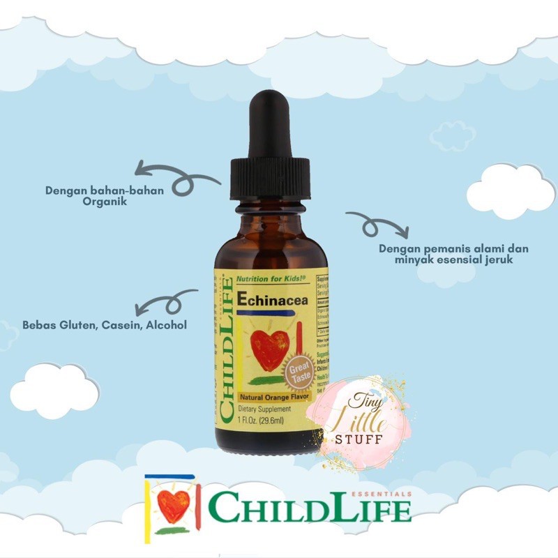 Childlife Echinacea Natural Orange Flavor 30 mL