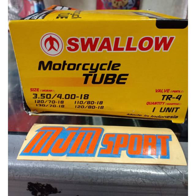 Ban dalam swallow 350/400-18 . Ban dalam ring 18 swallow 350&400